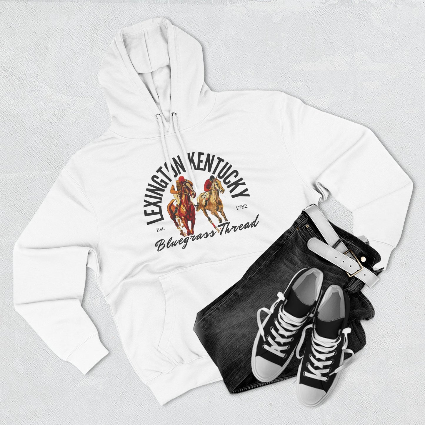 Bluegrass Thread Hoodie Front graphic